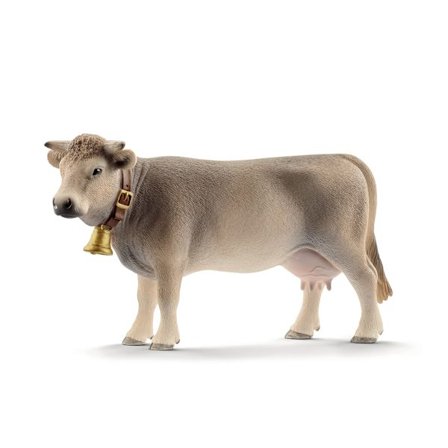 schleich FARM WORLD Brun alpboskap Ko 13874