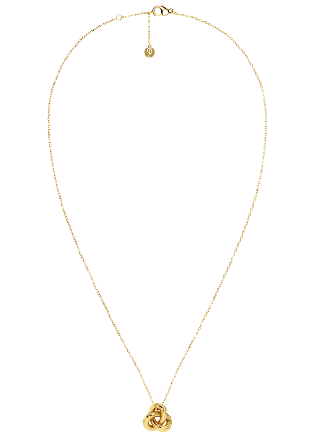 Edblad Infinity Knot Necklace S Gold Smycken & klockor Dam Guld ONESIZE