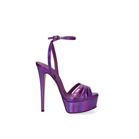 Le Silla, Sandals Paars, Dames, Maat:37 1/2 EU