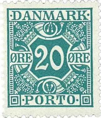 Danmark 1921 - Portomærke AFA 13 - Postfrisk
