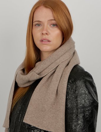 SUI AVA Frede Soft Scarf - Brown - ONE SIZE