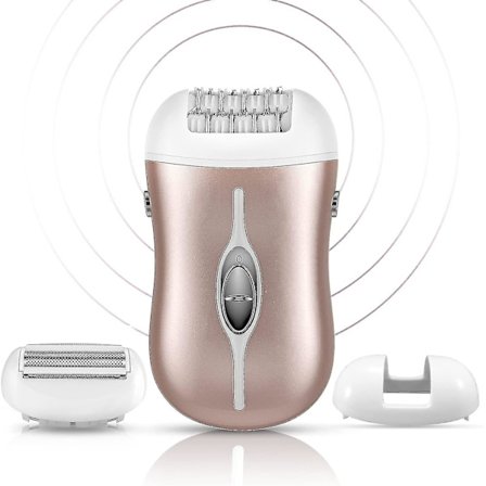 Epilator for kvinner, Electribrite trådløs epilator for kvinner for langvarig hår