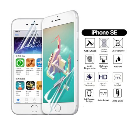 Kattava iPhone 6/7/8/SE näytönsuoja NanoEdge Protective muovi