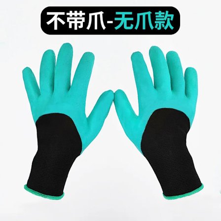 Trädgårdshandskar med klor Grävhandskar Grönsaksträdgård Blomsterplantering Trädgård Stöttåliga Skyddande Latexhandskar