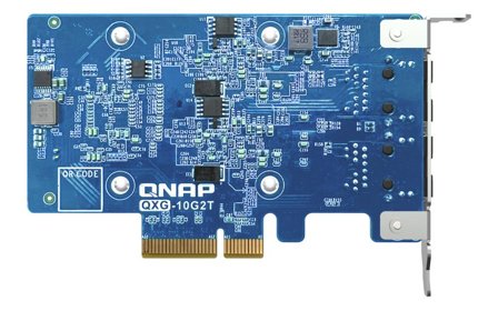 QNAP QXG-10G2T - nettverksadapter - PCIe 3.0 x4 - 100M/1G/2.5G/5G/10 Gigabit Ethernet x 2