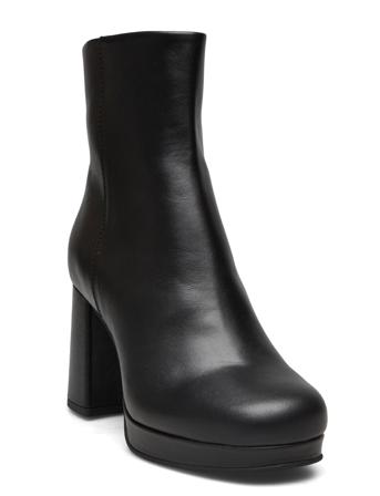 Biabella Platfrom Boot Crust Shoes Boots Ankle Boots Ankle Boots With Heel Black Bianco