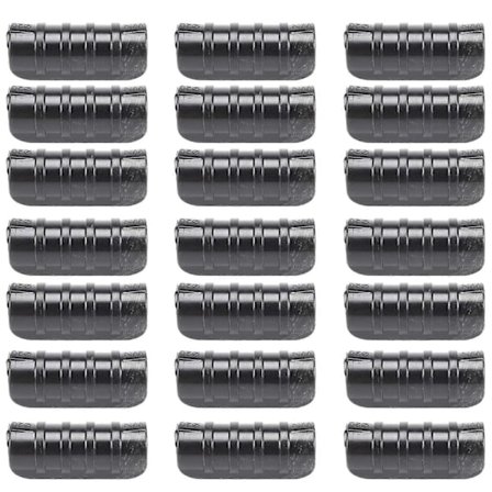 50 KPL Musta kasvihuoneen muovikalvo putki ja kalvopidike puristinliitinsarja puutarhatyökalu 20mm-WELLNGS