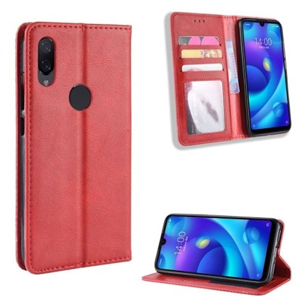Bofink Vintage läder Xiaomi Redmi Note 7 / Xiaomi Redmi Note 7S / Xiaomi Redmi Note 7 Pro fodral - Röd