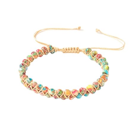 Boheme Sten Armbånd Krystal Kejsersten Natursten Armbånd Velegnet som Valentinsdagsgave