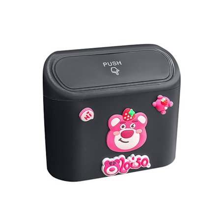 Bilens papperskorg för invändig användning i bilen, kreativt paraply för framsätet, täckt förvaringsfack, avsett för förvaring av biltillbehör