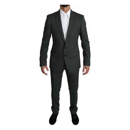 Dolce & Gabbana Single Breasted Suits Sort, Herre Jakkesæt, Størrelse: M
