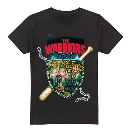 The Warriors Herr Sköld T-Shirt XXL Svart