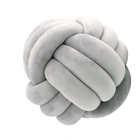 Knuten rund kudde kudde, knuten kuddfodral, barn dekoration kudde ba