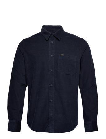 Leesure Shirt Skjorte Casual Blå Lee Jeans