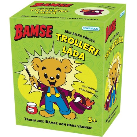 Bamse Trollerilåda med hatt