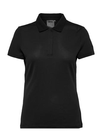 Black Classic Polo T-shirts & Tops Polos Musta AIM'N