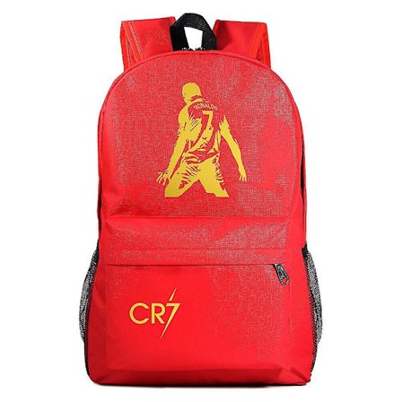 Cr7 Ryggsäck USB-laddning för pojkar och flickor, Laptop skolväskor med stöldskyddslås, Rese-Mochila