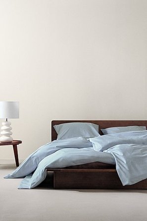 Jotex - Percale Dekbedovertrek - Biologisch Nevelblauw Nevelblauw - ZACK - Koop Dekbedovertrek bij Jotex