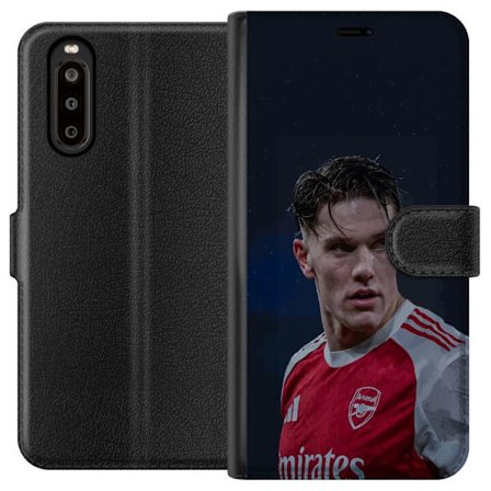 Kompatibelt Lommeboketui til Sony Xperia 10 II Pastellregnbue med hvite stjerner og myk fargeovergang i drømmende himmeldesign