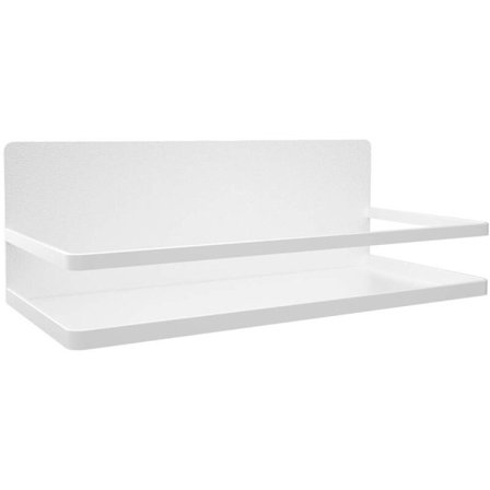 Magnetisk krydderihylde til køleskabshylder, krydderiopbevaring til køkkenarrangør, nem at bruge, køkkenhylde, hvid