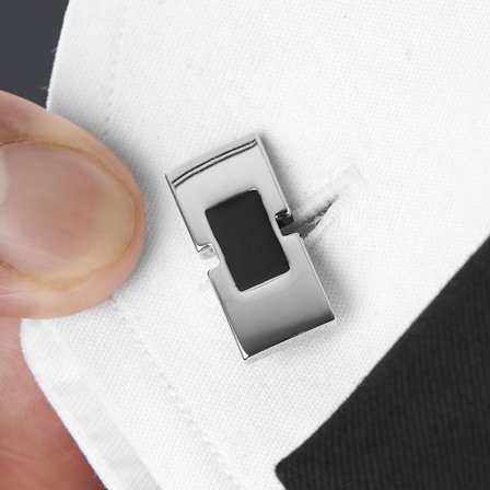 Ασημί Μανικετόκουμπα Lining for Men