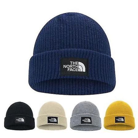 Varm Vinter Klassisk Stickad Casual Mössa För Kvinnor Män