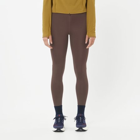 Salomon - Collant pour femme Shakeout Core 28" - Coffee Bean