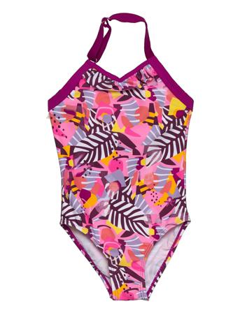 Swimsuit W. Headband Patterned Color Kids