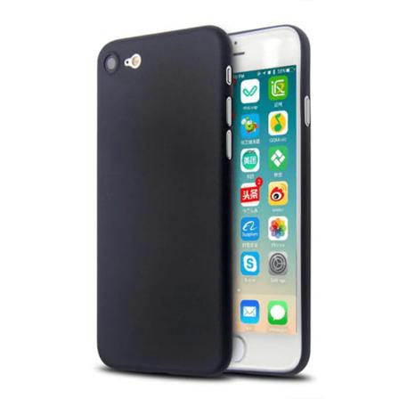 2-PACK! Mattsvart skal till iPhone 7 - 0,3mm Svart