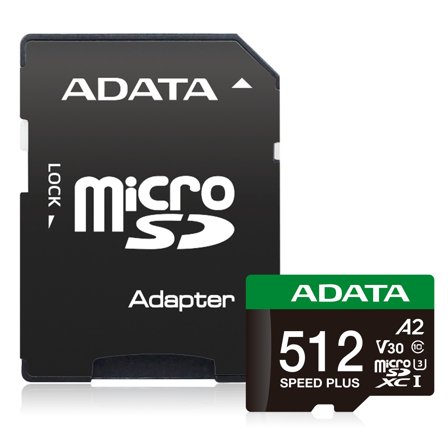 ADATA Speed Plus 512 GB MicroSDXC Klasse 10