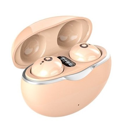 Nya Mini Bluetooth-hörlurar 5.3 Osynliga Öronproppar Trådlösa Hörlurar Tws Brusreducering Sov I Öron Hörlurar För Musik