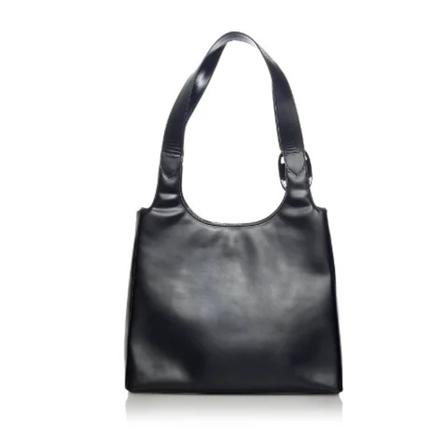 Salvatore Ferragamo Pre-owned Pre-owned Læder skuldertasker Sort, Dame Vintage Tasker, Størrelse: ONE Size