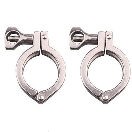 2 stk Tri-clamp Pipe Fitting Festene Klemmer