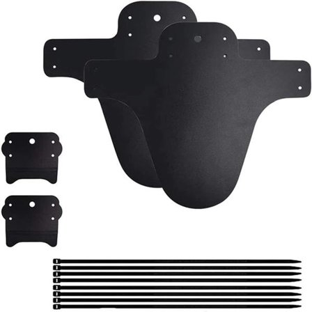 Cykelskærme, 4 stk. MTB-skærme Kompatible For og Bag