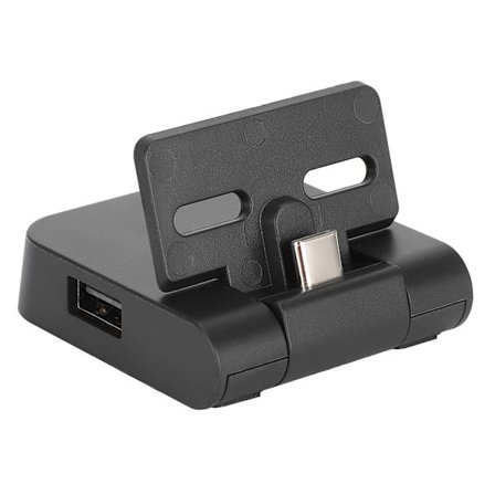 2 i 1 Universal Sammenklappelig Spilcontroller Konsol Opladningsbeslag Skrivebordsoplader til Switch Lite