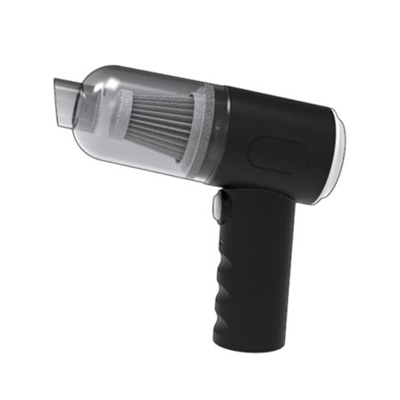 5000Pa trådlös bil dammsugare USB laddning 1200mAh bärbar rengöringsapparat Mini våt och torr dammsugare hushåll(Svart)