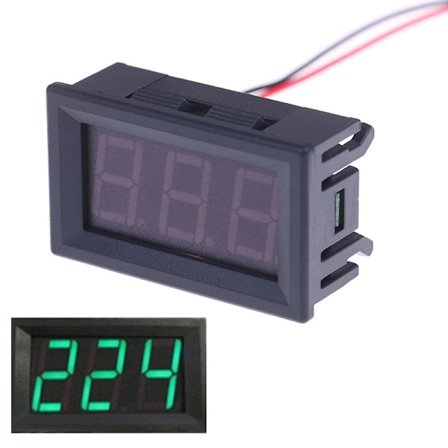 AC 70-500V digital voltmeter LED display 2 leder volt spænding te