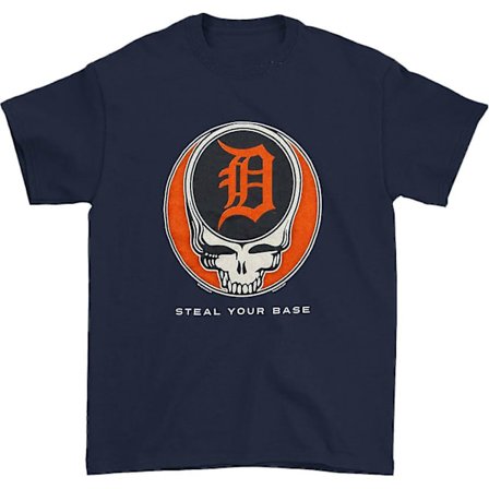 Grateful Dead Detroit Tigers Steal Your Base T-shirt