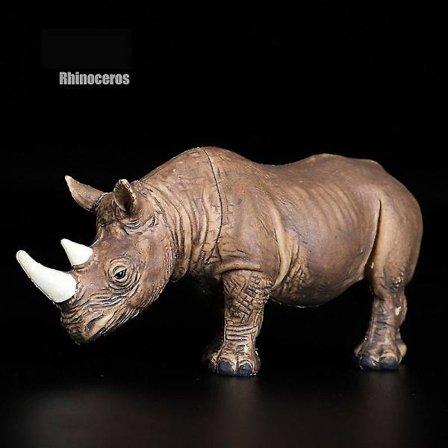 Realistiske Safari-dyrfigurer i plast - Hippo
