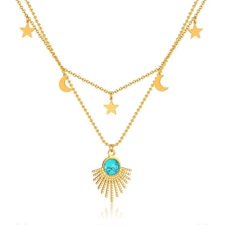 Fina Halsband med Kedja för Kvinnor, Stilrena Minimalistiska Designhalsband, GX2397-Guld