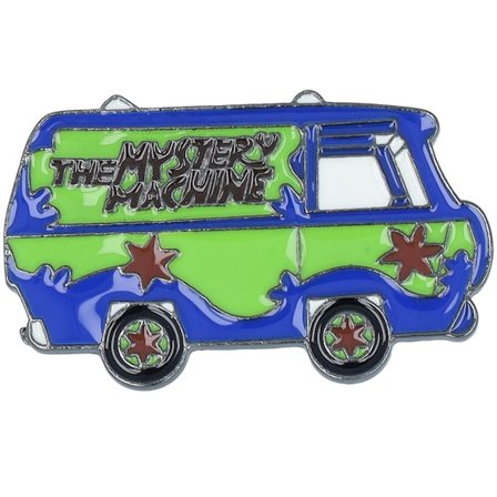 Cap Pins - Grøn Tilbehør - Mystery Machine Metal Enamel Pin @ Hatstore