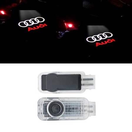 2x LED-kompatible med Audi dørlys logo projektorer Lys stil 2