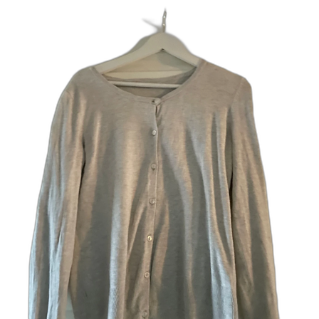 Beige kofta med knappar