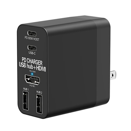 Laptop Telefon Skärm Projektion Expansion Adapter Type-C USB HDMI-kompatibel Audio-Hub Dockningsstation Multi-port Adapter