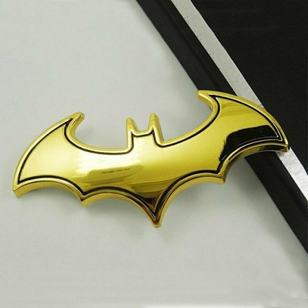 1X Krom Metal Badge Emblem Batman 3D Bil Bagagerum Dekal Logo S