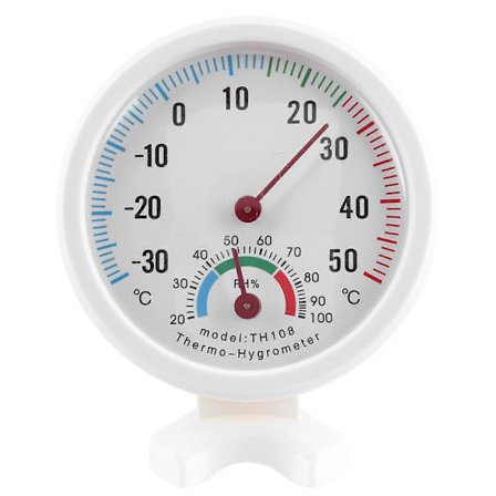 4 st Dial Termometer Hygrometer Skrivbord Induktion Temperatur Fuktighetsmätare (YMCAT)