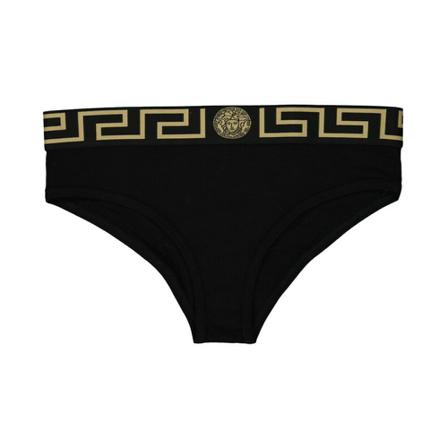 Versace, Bottoms Zwart, Dames, Maat:M