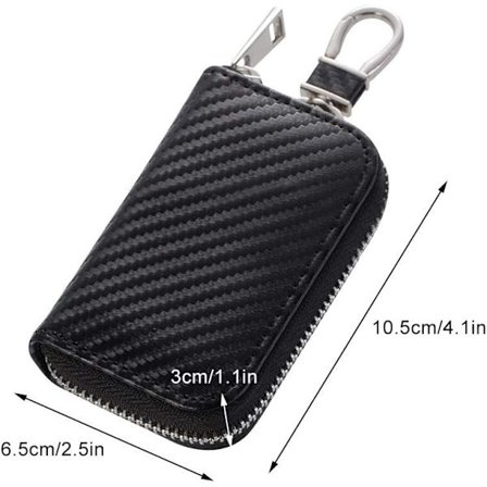 Svart - Nyckelhållare till bil, Nyckelskydd, Nyckelhållare till bil med Signalblockering