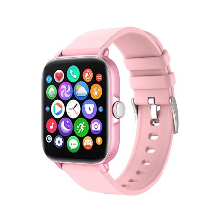 Smart Watch For Men Women 1.7" Fitness Tracker Smartwatch Waterproof Pink