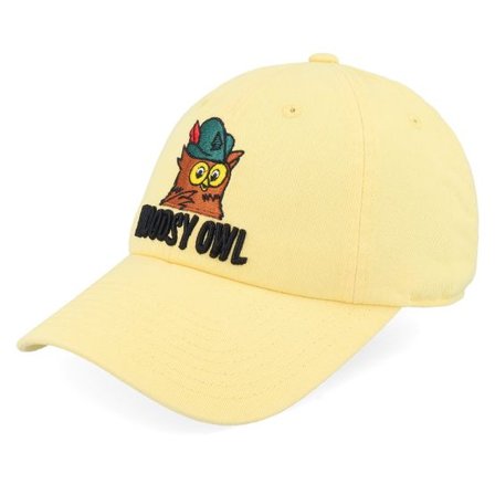 American Needle - Gul unconstructed Keps - Woodsy Owl Yellow Dad Cap @ Hatstore